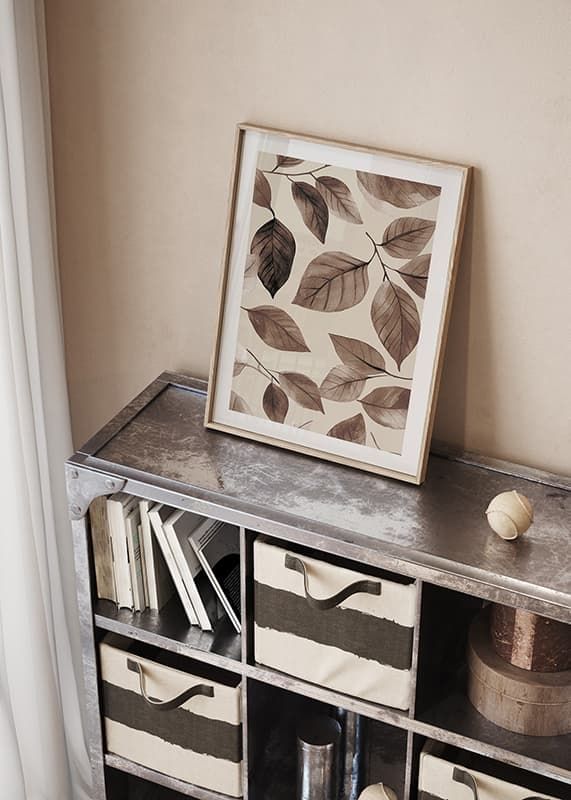 Póster Soft Falling Leaves crossfade