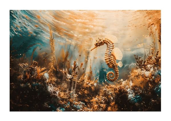 Plagát Mystical Seahorse