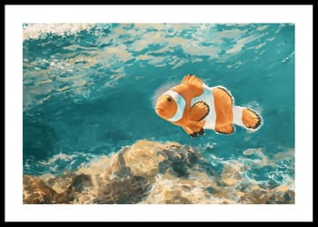 Poster Clownfish Beneath The Waves