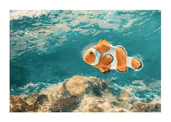 Affiche Clownfish Beneath The Waves