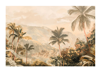 Poster Golden Jungle
