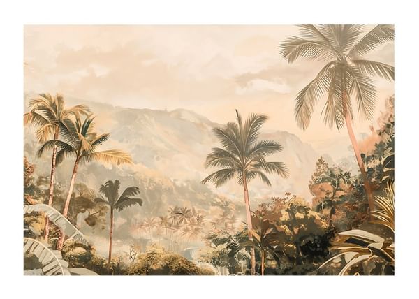 Poster Golden Jungle