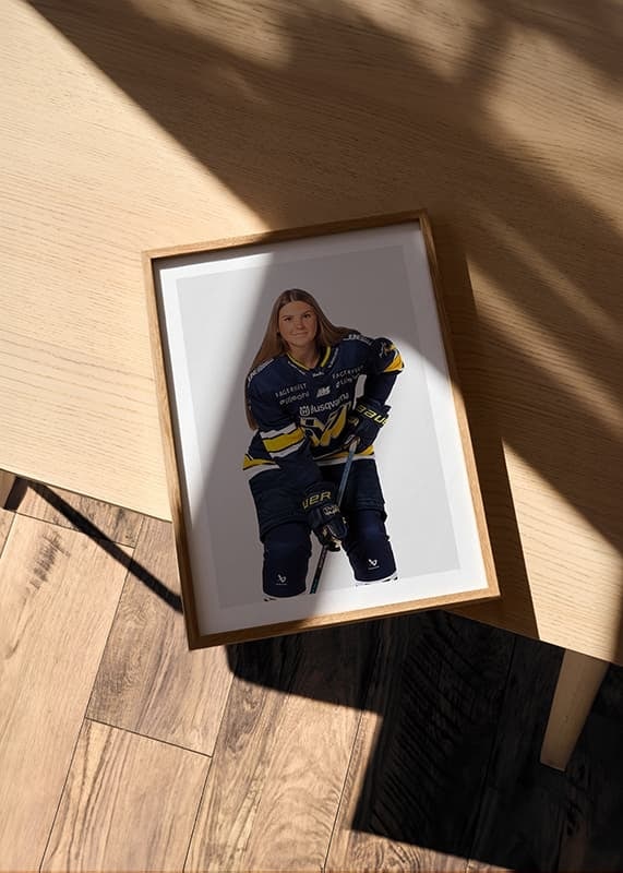 Poster Teghan Inglis #27 HV71 2024/2025 crossfade