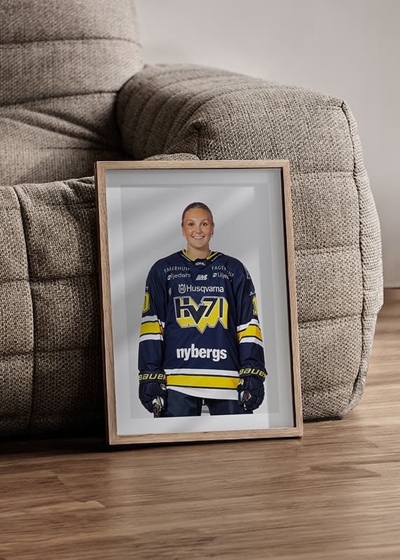 Poster Tea Lökke Nyberg #10 HV71 2024/2025 crossfade