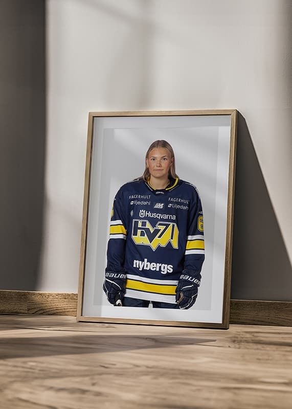 Poster Malva Lindgren #6 HV71 2024/2025 crossfade