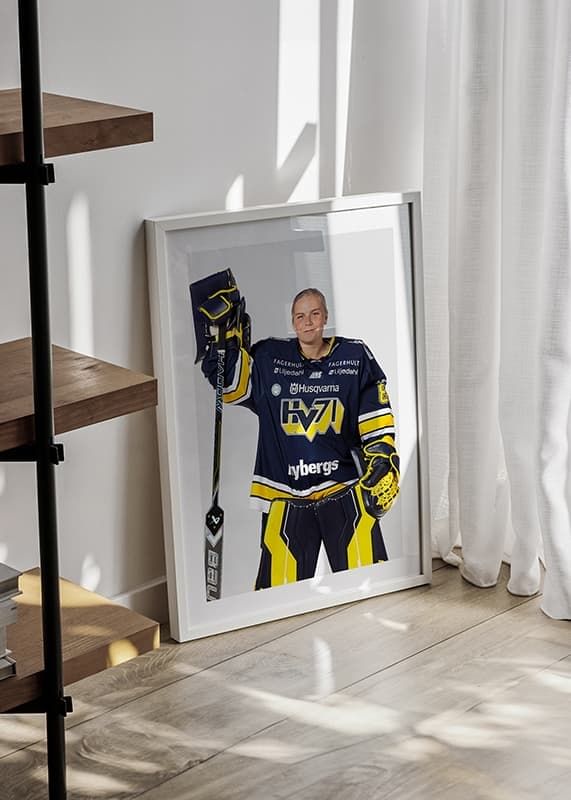 Poster Lina Van Noort #88 HV71 2024/2025 crossfade