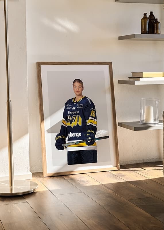 Poster Jessica Adolfsson #15 HV71 2024/2025 crossfade