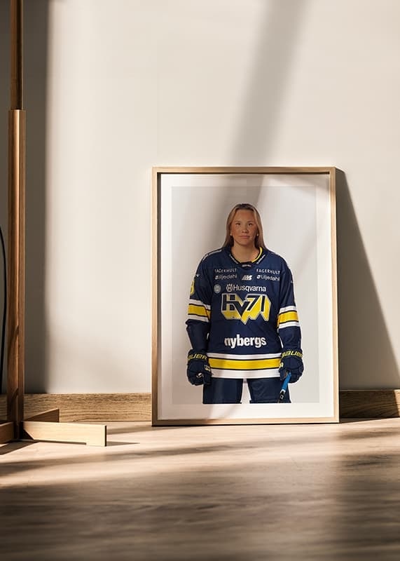 Poster Jenna Raunio #9 HV71 2024/2025 crossfade