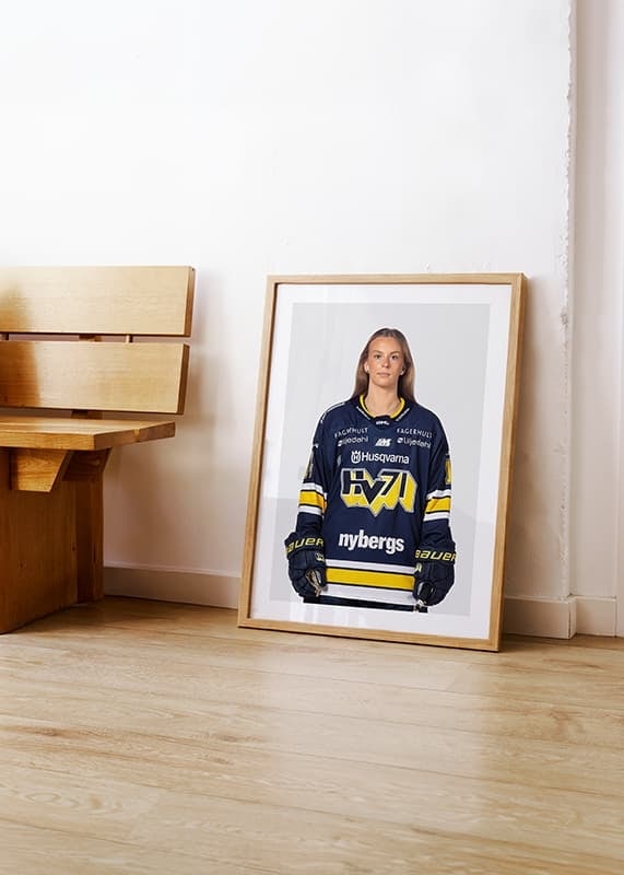 Poster Evelina Arvidsson #14 HV71 2024/2025 crossfade