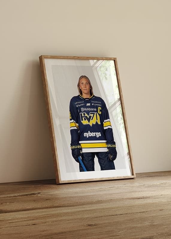 Poster Elin Svensson #78 HV71 2024/2025 crossfade