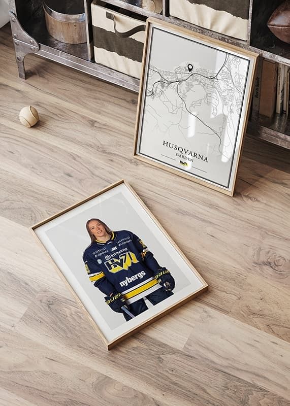 Poster Amanda Andersson #21 HV71 2024/2025 crossfade