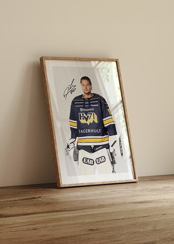 Poster Frederik Dichow #80 HV71 2024/2025 crossfade
