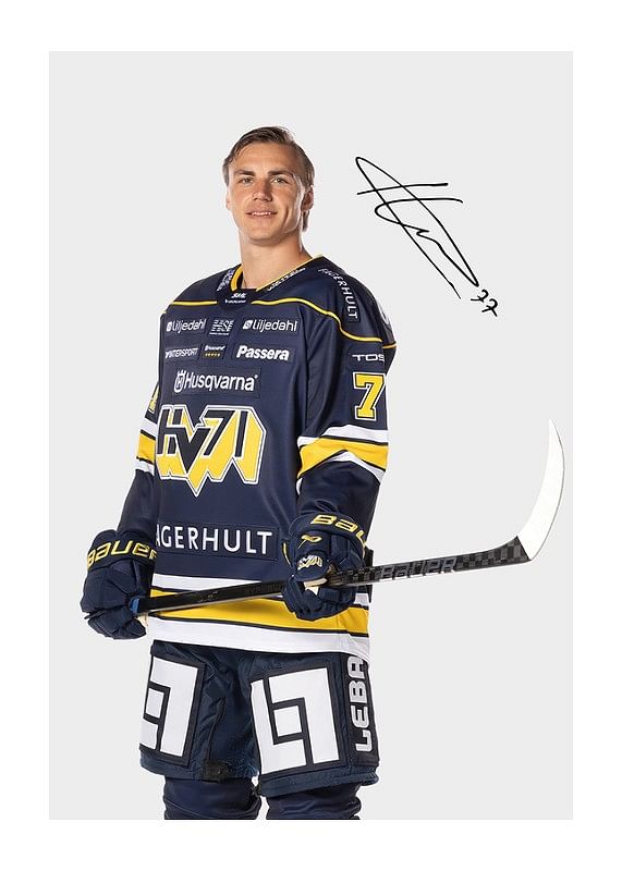 Poster Herman Hansson #77 HV71 2024/2025