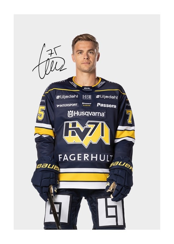 Poster Redan Lenc #75 HV71 2024/2025