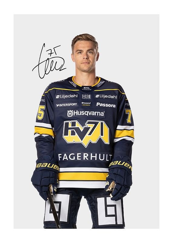 Poster Redan Lenc #75 HV71 2024/2025