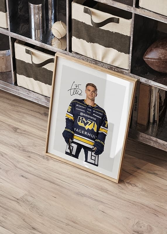 Poster Redan Lenc #75 HV71 2024/2025 crossfade
