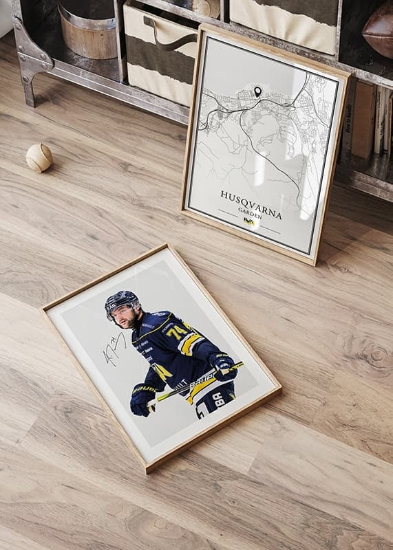 Poster Sean Day #74 HV71 2024/2025 crossfade
