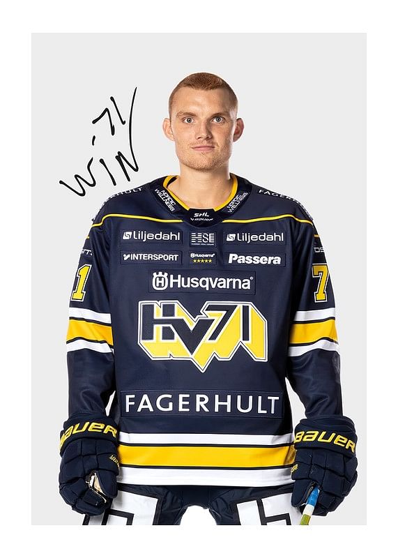 Poster William Ignberg Nilsson #71 HV71 2024/2025