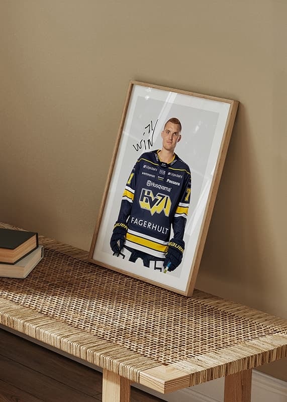 Poster William Ignberg Nilsson #71 HV71 2024/2025 crossfade
