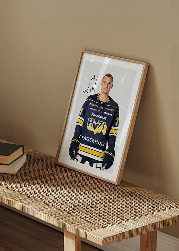 Poster William Ignberg Nilsson #71 HV71 2024/2025 crossfade