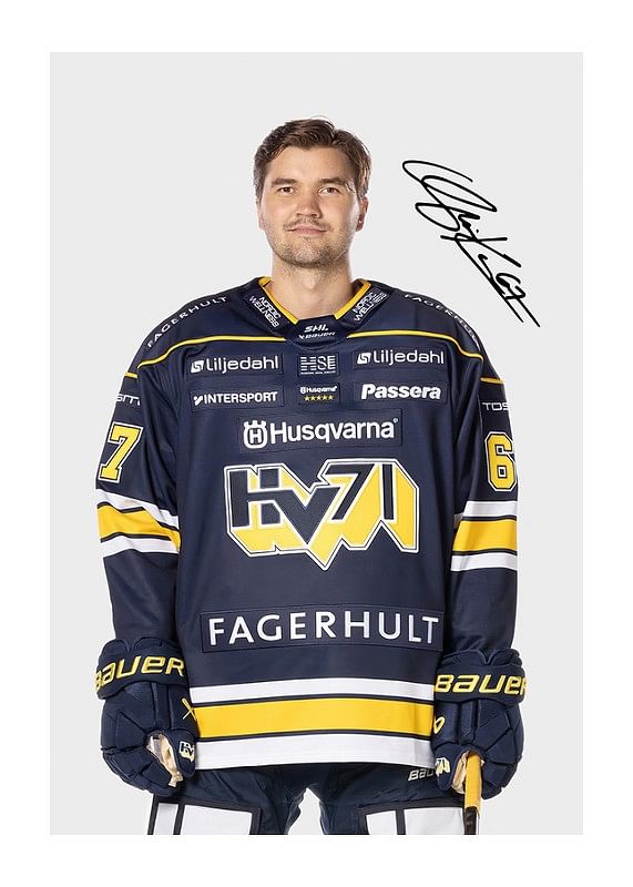 Poster Oliwer Kaski #67 HV71 2024/2025