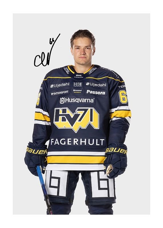 Poster Olle Strandell #66 HV71 2024/2025