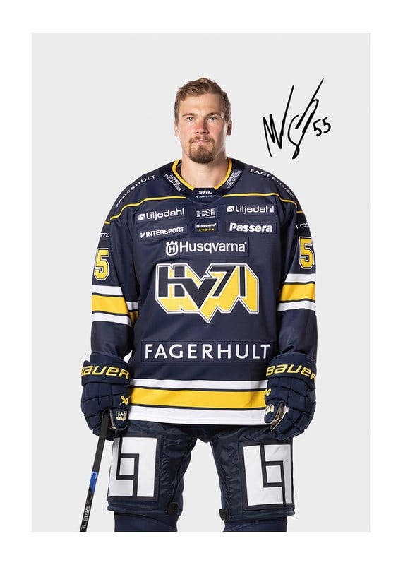 Poster Mikael Seppäla #55 HV71 2024/2025