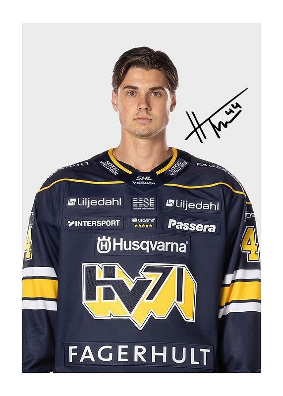 Poster Hugo Fransson #44 HV71 2024/2025