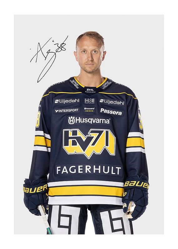 Poster Olle Alsing #38 HV71 2024/2025