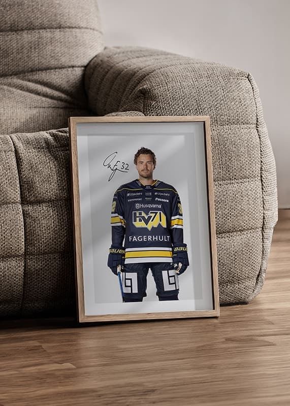 Poster Oscar Engsund #32 HV71 2024/2025 crossfade