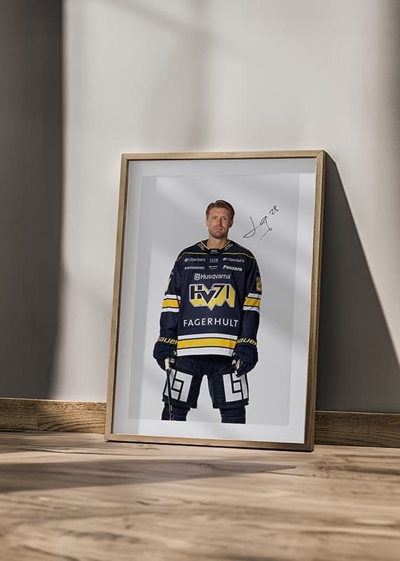 Poster John Nyberg #28 HV71 2024/2025 crossfade