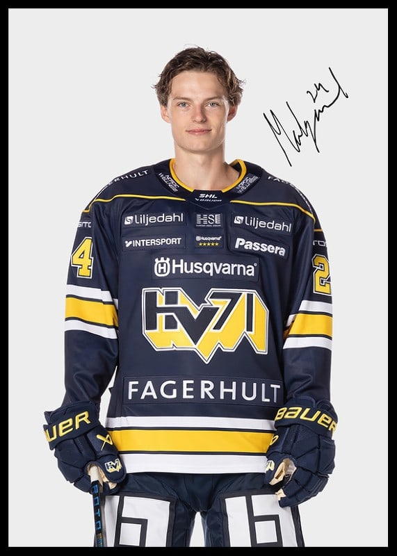 Oscar Fisker Moelgaard #24 HV71 2024/2025-12