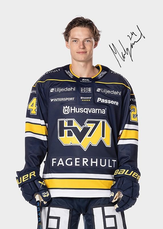 Oscar Fisker Moelgaard #24 HV71 2024/2025-12