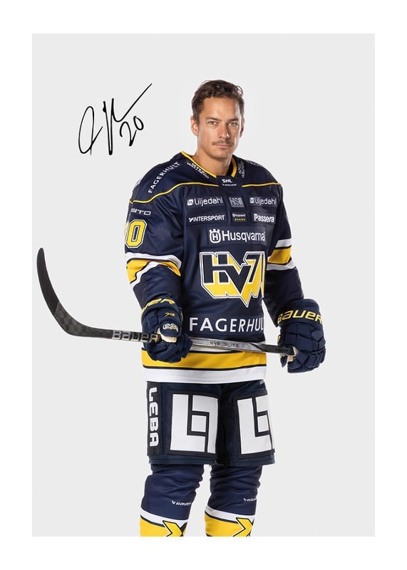 Poster André Petersson #20 HV71 2024/2025