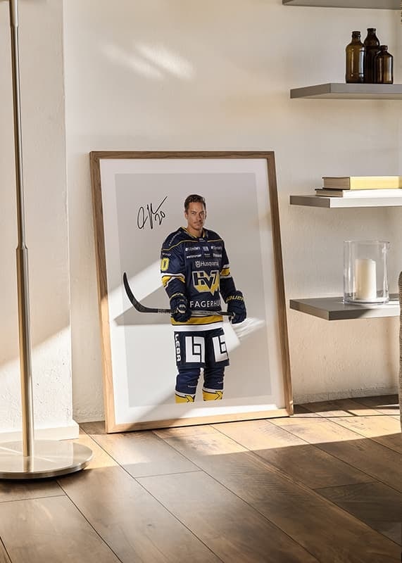 Poster André Petersson #20 HV71 2024/2025 crossfade