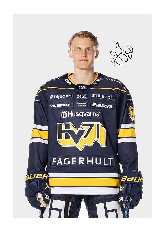 Poster Hugo Pettersson #9 HV71 2024/2025
