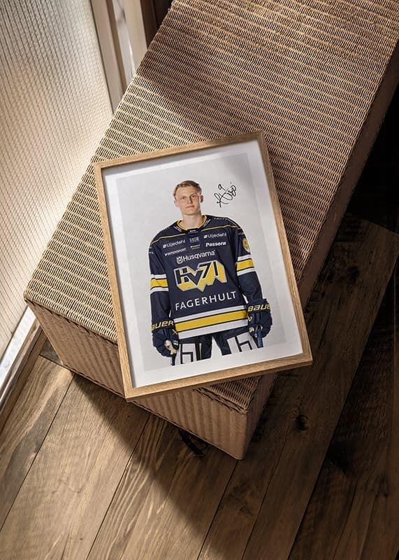 Poster Hugo Pettersson #9 HV71 2024/2025 crossfade