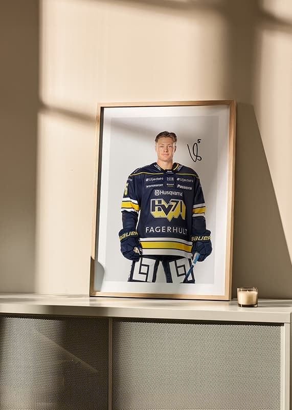 Poster Victor Sjöholm #5 HV71 2024/2025 crossfade