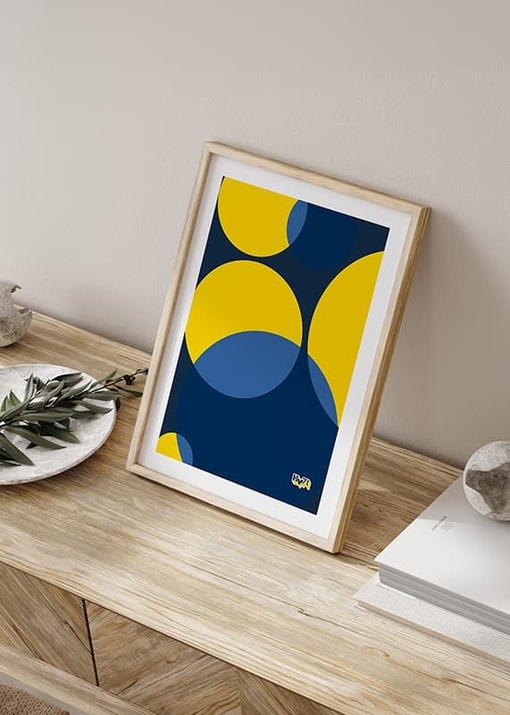 Poster Abstrakt 01 HV71 crossfade