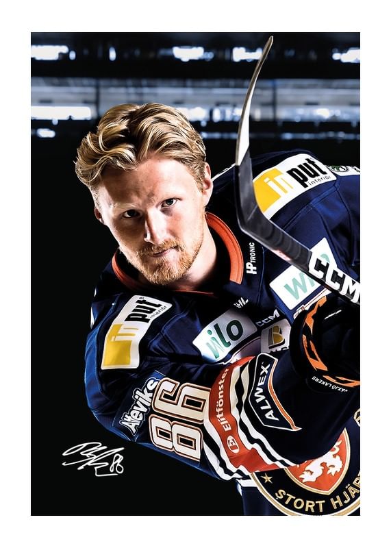 Poster Joachim Blichfeld #86 Växjö Lakers 2024/2025