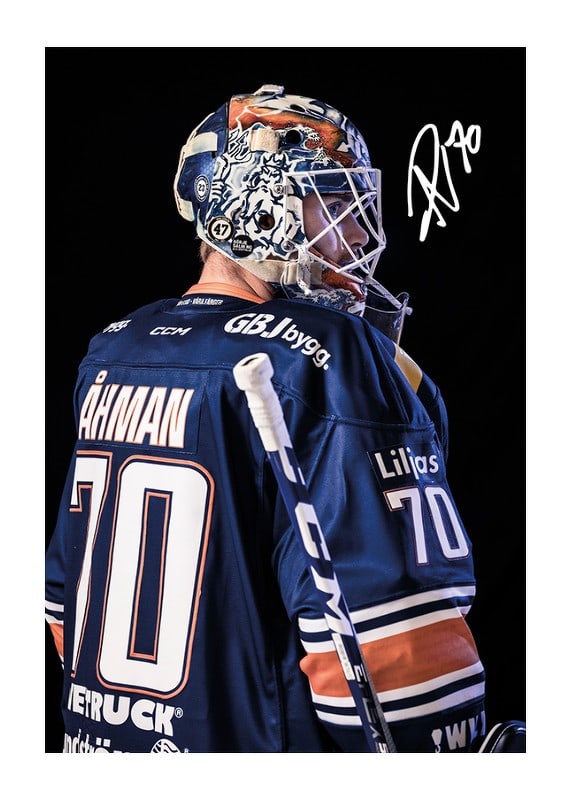 Poster Adam Åhman #70 Växjö Lakers 2024/2025