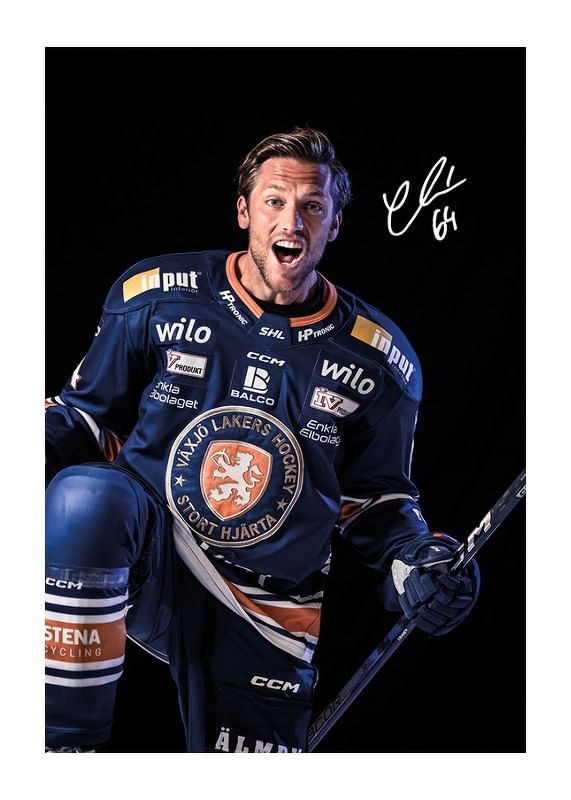 Poster Eric Martinsson #64 Växjö Lakers 2024/2025
