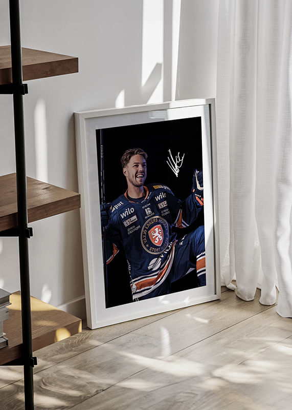 Poster Manuel Ågren #62 Växjö Lakers 2024/2025 crossfade