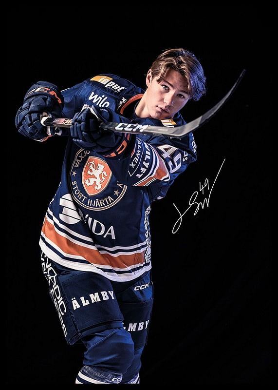 Leo Sahlin Wallenius #49 Växjö Lakers 2024/2025-12