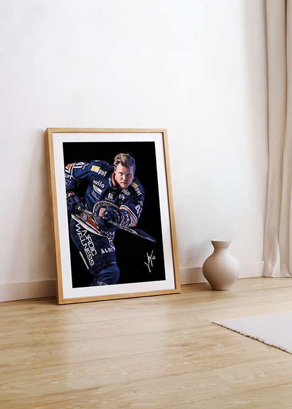 Poster Ludvig Nilsson #41 Växjö Lakers 2024/2025 crossfade