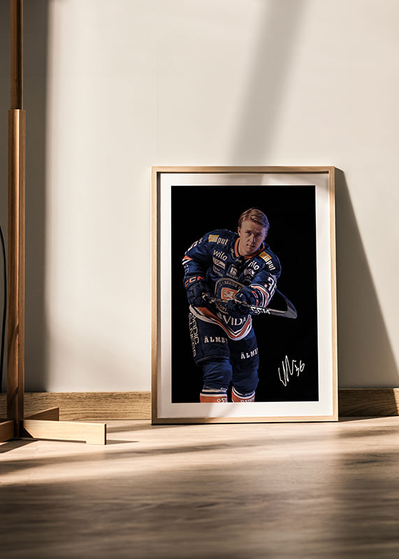 Poster Elias Rosén #36 Växjö Lakers 2024/2025 crossfade