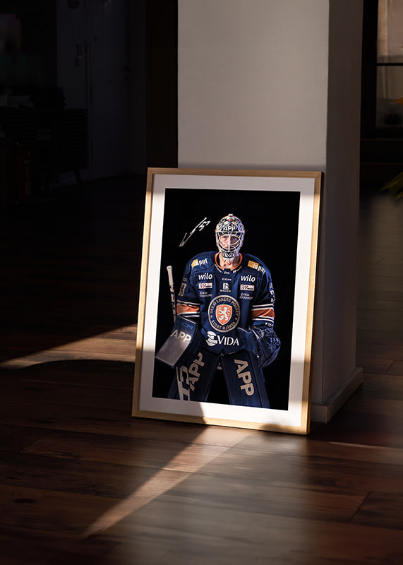 Poster Emil Larmi #33 Växjö Lakers 2024/2025 crossfade