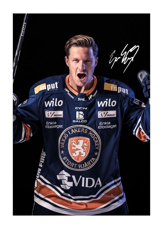 Poster Sebastian Strandberg #29 Växjö Lakers 2024/2025