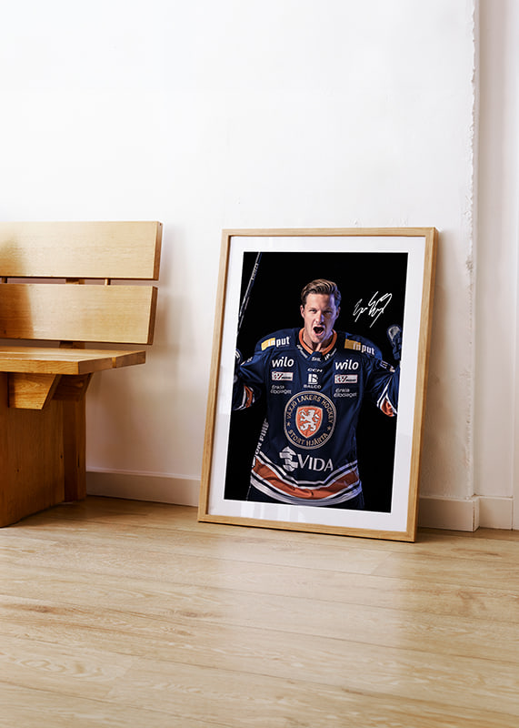 Poster Sebastian Strandberg #29 Växjö Lakers 2024/2025 crossfade