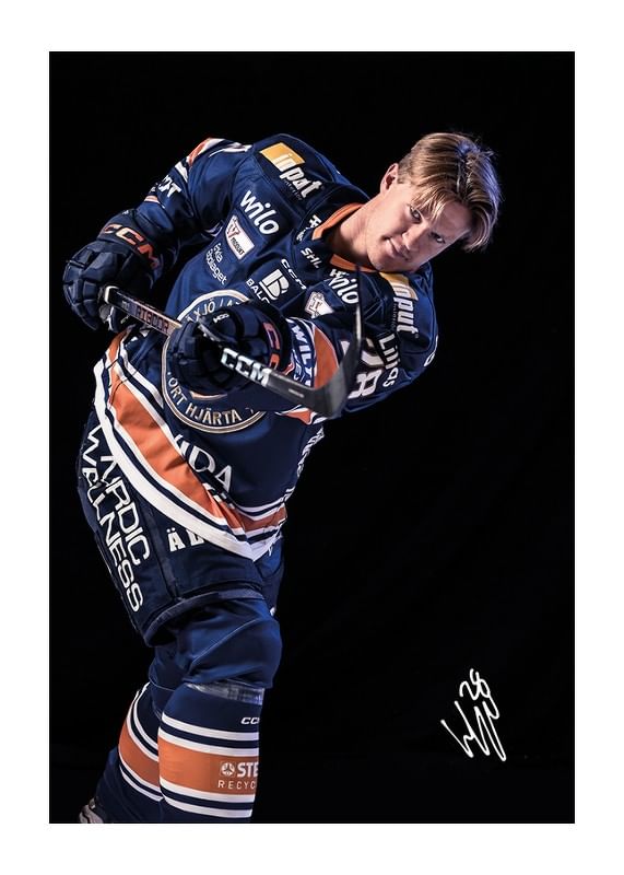 Poster Hugo Gustafsson #28 Växjö Lakers 2024/2025